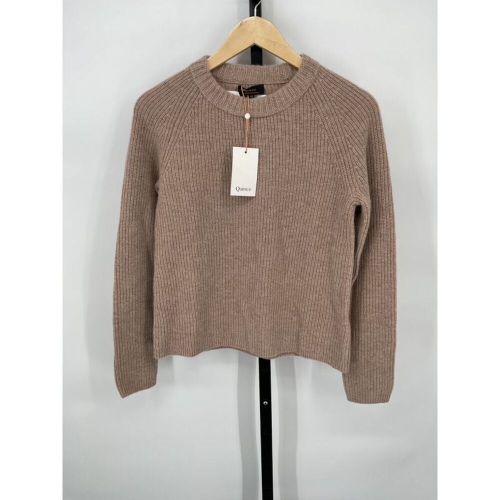 Quince Women's Sweater in Taupe